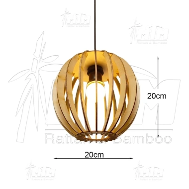 Đèn gỗ lồng đèn treo trang trí - Thiết kế tinh tế, ánh sáng ấm, giá chỉ 15.000₫, phù hợp cho phòng khách, nội thất hiện đại