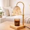 Đèn Hâm Nến Hoa Dạ Lan LED Cỡ Lớn - Hẹn Giờ, Dimmer, Đèn Bàn Đầu Giường, Tặng 2 Bóng, Quà Cưới Lễ Tết 468k