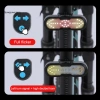 Đèn hậu xe đạp LED sạc lại, chống nước, điều khiển từ xa, Type-C - Sáng rực ban đêm 2