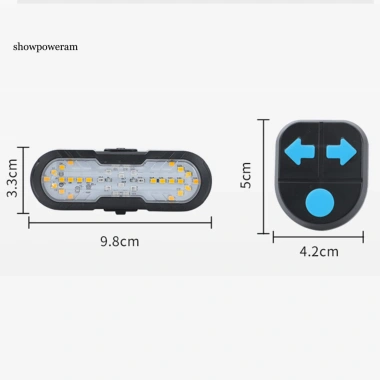 Đèn hậu xe đạp LED sạc lại, chống nước, điều khiển từ xa, Type-C - Sáng rực ban đêm 9