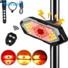 Đèn hậu xe đạp MONQIQI điều khiển từ xa, chống nước, sạc lại - Giá 110.000₫
