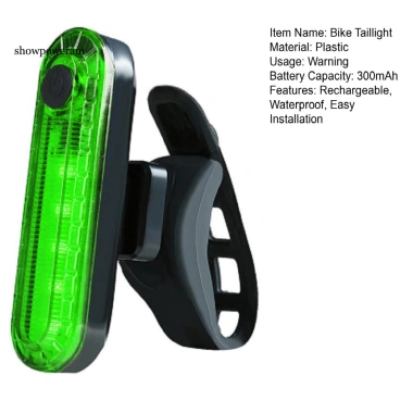 Đèn hậu xe đạp SPM USB chống nước LED siêu sáng - An toàn cho MTB & đường trường