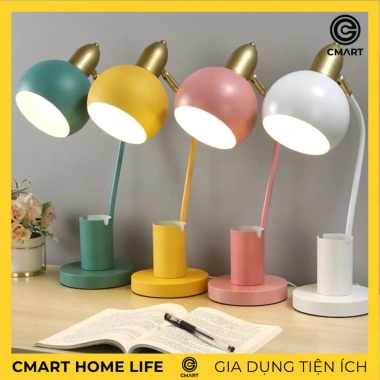 Đèn học bàn LED hiện đại EM03 - Ánh sáng mềm, bảo vệ mắt, thiết kế đơn giản, tiết kiệm năng lượng