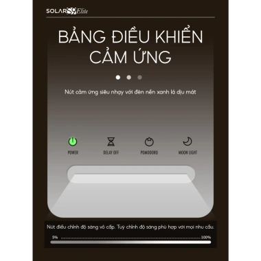 Đèn học bàn UNIQ Solar S9 Elite chống cận thị, led sáng mạnh, đồng hồ Pomodoro cho bé 6