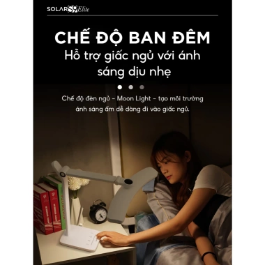 Đèn học bàn UNIQ Solar S9 Elite chống cận thị, led sáng mạnh, đồng hồ Pomodoro cho bé 9