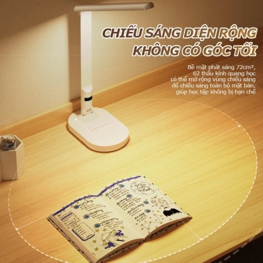 Đèn học để bàn bóng LED chống cận gập bật tắt không nhấp nháy tích hợp đế điện thoại Giá chỉ 183.000₫ 4 Đèn học để bàn bóng LED chống cận gập bật tắt không nhấp nháy tích hợp đế điện thoại Giá chỉ 183.000₫ 4