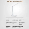 Đèn học để bàn bóng LED chống cận gập bật tắt không nhấp nháy tích hợp đế điện thoại Giá chỉ 183.000₫ 9