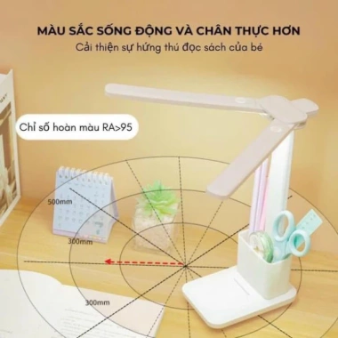 Đèn học để bàn chống cận tích điện 2 LED kèm ống cắm bút tiện lợi - 71.900₫ 8 Đèn học để bàn chống cận tích điện 2 LED kèm ống cắm bút tiện lợi - 71.900₫ 8