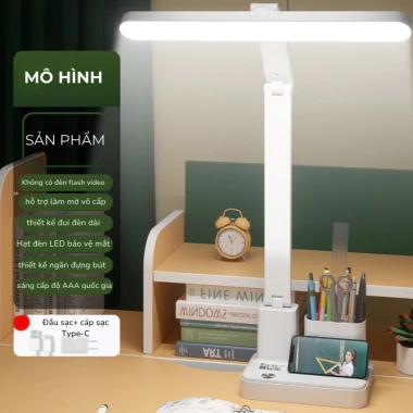 Đèn Học LED Tích Điện Chống Cận LCD Đa Thông Tin Pin Lớn Bảo Vệ Thị Lực 379k 10 Đèn Học LED Tích Điện Chống Cận LCD Đa Thông Tin Pin Lớn Bảo Vệ Thị Lực 379k 10