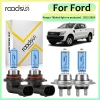 Đèn kép không máy chiếu Halogen 100W 6.000K 20.000LM Plug‑N‑Play Canbus cho Ford Ranger T6 2.012‑2.024