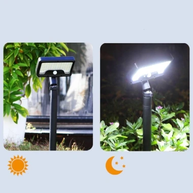 Đèn kẹp năng lượng mặt trời cảm biến chuyển động cho sân vườn, ngoài trời - Tiết kiệm năng lượng 6 Đèn kẹp năng lượng mặt trời cảm biến chuyển động cho sân vườn, ngoài trời - Tiết kiệm năng lượng 6