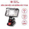Đèn làm việc Led TITAN tiết kiệm năng lượng, sạc USB, chân pin Makita, 199.900₫