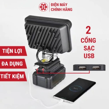 Đèn làm việc Led TITAN tiết kiệm năng lượng, sạc USB, chân pin Makita, 199.900₫ 6 Đèn làm việc Led TITAN tiết kiệm năng lượng, sạc USB, chân pin Makita, 199.900₫ 6