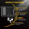 Đèn LED 12V/24V cho Xe Ô Tô – Ánh Trắng/Vàng, Đèn Pha & Sương Mù, Giá 164k giảm 2