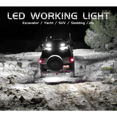 Đèn LED 12V/24V cho Xe Ô Tô – Ánh Trắng/Vàng, Đèn Pha & Sương Mù, Giá 164k giảm 5
