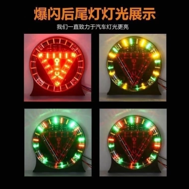 Đèn LED 12V/24V đa màu, chống thấm nước, phanh nhấp nháy, sương mù, cảnh báo cho xe tải - giảm 22%