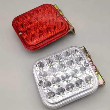 Đèn LED 24V Trailer Xe Tải Lớn Chống Thấm Nước, Sương Mù, Cảnh Báo Phanh, Điện Tử Vuông 5
