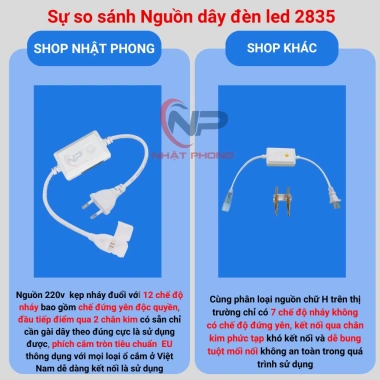 Đèn LED 30m 2.835 Nháy Đuổi - Tặng Nguồn, Hắt Trần, Trang Trí Phòng, Quấn Cây - 86.000₫ 4