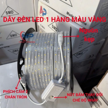 Đèn LED 30m 2.835 Nháy Đuổi - Tặng Nguồn, Hắt Trần, Trang Trí Phòng, Quấn Cây - 86.000₫ 7