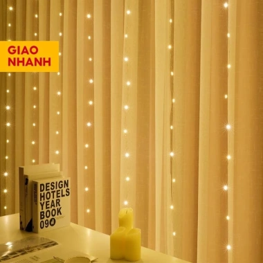 Đèn LED 3m 300Cửa Sổ Rèm Dây 8 Chế Độ USB - Đèn Cổ Tích Trang Trí Giáng Sinh 10 Đèn LED 3m 300Cửa Sổ Rèm Dây 8 Chế Độ USB - Đèn Cổ Tích Trang Trí Giáng Sinh 10