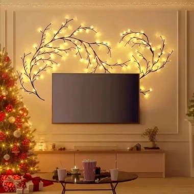 Đèn LED 48/72 Vine Light USB uốn cong, trang trí lễ, tiết kiệm, giá 197k