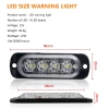 Đèn LED 4LED 12V cho ô tô & xe tải - Đèn hông sáng mạnh, khẩn cấp, tiết kiệm năng lượng, giá chỉ 37.399₫ 3