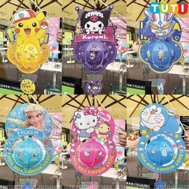 Đèn Led 5D Kuromi Đèn Lồng Trung Thu Thủ Công Dễ Thương Bé Tự Lắp Đèn và Nhạc Giá 65.000