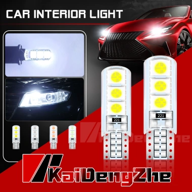 Đèn LED 6 Bóng T10 W5W Silicone Siêu Sáng Xe Hơi Ánh Sáng Khe Hở Giá 27.500₫