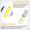 Đèn LED 6 Bóng T10 W5W Silicone Siêu Sáng Xe Hơi Ánh Sáng Khe Hở Giá 27.500₫ 2