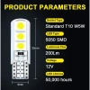 Đèn LED 6 Bóng T10 W5W Silicone Siêu Sáng Xe Hơi Ánh Sáng Khe Hở Giá 27.500₫ 7
