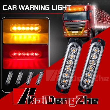 Đèn LED 6 LED 12V cho Xe tải & Ô tô – Đèn bên, đèn khẩn cấp, sáng mạnh, tiết kiệm năng lượng, giá chỉ 40.479₫