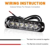 Đèn LED 6 LED 12V cho Xe tải & Ô tô – Đèn bên, đèn khẩn cấp, sáng mạnh, tiết kiệm năng lượng, giá chỉ 40.479₫ 5