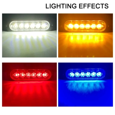 Đèn LED 6 LED 12V cho Xe tải & Ô tô – Đèn bên, đèn khẩn cấp, sáng mạnh, tiết kiệm năng lượng, giá chỉ 40.479₫