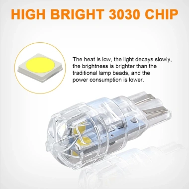 Đèn LED 8 Bóng W5W T10 194 168 3.030 DC 12V 5W Giá chỉ 49.500 VND ưu đãi xe hơi 2