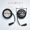 Đèn LED 8cm 24V Cô Đặc Trailer Xe Tải Đuôi Đèn Rộng Bảng Bên Cao Su Tròn - 111k 2