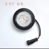 Đèn LED 8cm 24V Cô Đặc Trailer Xe Tải Đuôi Đèn Rộng Bảng Bên Cao Su Tròn - 111k 7