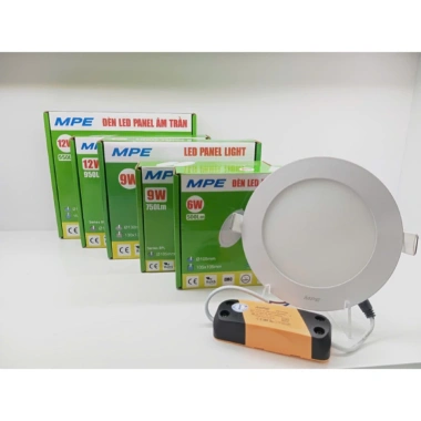 Đèn LED âm trần RPL 6-24W 3.000K/4.000K/6.500K MPE chính hãng - Giá chỉ 120.000 VND, giảm 22% 4