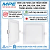 Đèn LED âm trần siêu mỏng vuông cao cấp MPE 6‑24W chuẩn Châu Âu, tiết kiệm năng lượng
