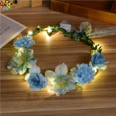 Đèn LED Băng Đô Phát Sáng Hoa Quấn Tóc Cho Bé Gái - Đẹp Lung Linh, An Toàn 4 Đèn LED Băng Đô Phát Sáng Hoa Quấn Tóc Cho Bé Gái - Đẹp Lung Linh, An Toàn 4