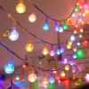 Đèn LED Bi Bọt Lấp Lánh Màu Vàng Ấm + Mix Nhiều Màu, dây điện trong - Trang trí Cây Đào Mai Tết, phòng ngủ, Giá 42.900 6