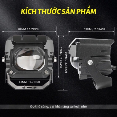 Đèn LED Bi Trợ Sáng 2 Màu MONQIQI - Ánh Sáng 3.000lm, Tiết Kiệm Năng Lượng, Giá 100.000₫ (Giảm từ 128.000₫) 3 Đèn LED Bi Trợ Sáng 2 Màu MONQIQI - Ánh Sáng 3.000lm, Tiết Kiệm Năng Lượng, Giá 100.000₫ (Giảm từ 128.000₫) 3