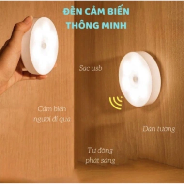 Đèn LED cảm ứng chuyển động Homix tự động bật sáng, tắt khi không có người, giảm giá 49.300₫