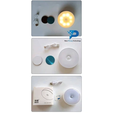 Đèn LED Cảm Ứng DHA Gắn Tường, Nút Bật/Tắt, Sạc USB, Pin Dùng Được - 50.000đ 4 Đèn LED Cảm Ứng DHA Gắn Tường, Nút Bật/Tắt, Sạc USB, Pin Dùng Được - 50.000đ 4