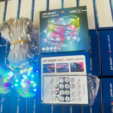 Đèn LED Cảm Ứng Nháy 10M/20M USB 5V RGB Đèn Nhạc, Điều Khiển Từ Xa - Giá 80k 4