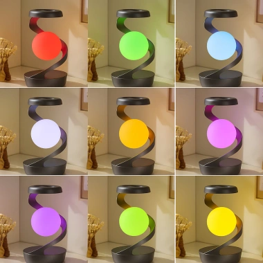 Đèn LED cảm ứng xoay 360 phòng ngủ - sạc không dây, đọc sách, decor hiện đại 429k