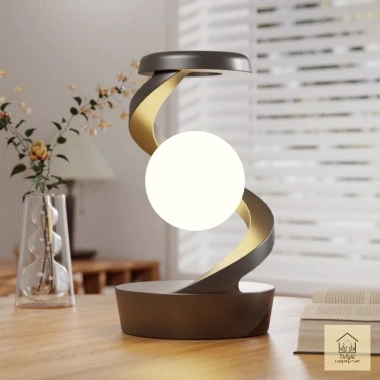 Đèn LED cảm ứng xoay 360 phòng ngủ - sạc không dây, đọc sách, decor hiện đại 429k