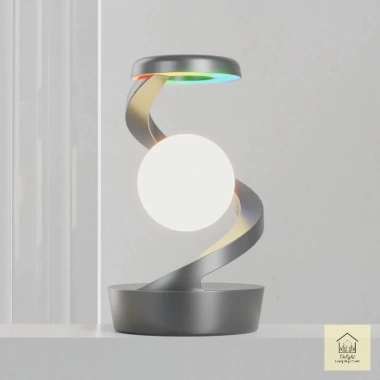 Đèn LED cảm ứng xoay 360 phòng ngủ - sạc không dây, đọc sách, decor hiện đại 429k