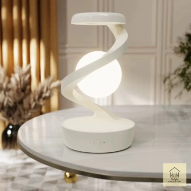 Đèn LED cảm ứng xoay 360 phòng ngủ - sạc không dây, đọc sách, decor hiện đại 429k