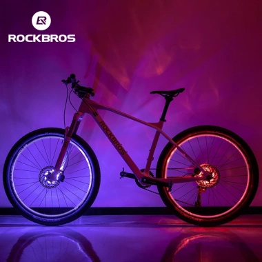 Đèn LED Cảnh Báo 7 Màu Chống Thấm Nước Gắn Bánh Xe Đạp Leo Núi ROCKBROS - 176.430 VND 2