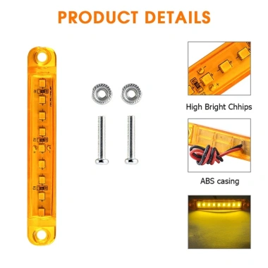 Đèn LED cảnh báo gắn phía sau xe hơi 24V 9 bóng - Chuyên dụng, Giá chỉ 27.500 VND 3